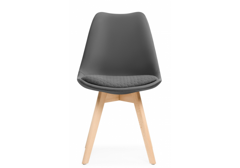 Стул деревянный Bonuss dark gray / wood (50x56x84)