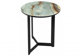 Журнальный стол Роб D-450 голубой мрамор (45x50)