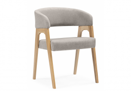 Стул деревянный Невада 1 ткань 231 / светлое дерево (53x56x76)