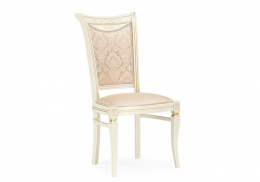 Стул деревянный Mariano линур блекл комби / слоновая кость (50x54x96)