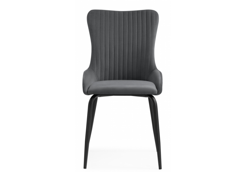 Стул на металлокаркасе Lado gray / black (47x51x90)