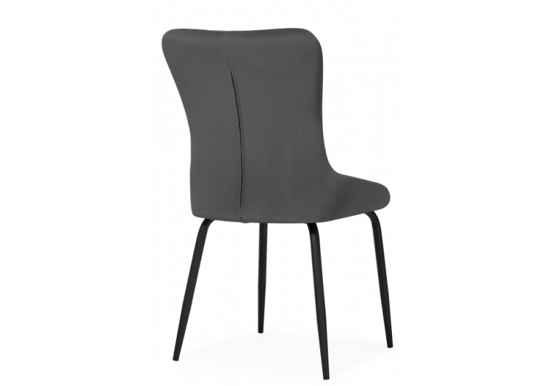 Стул на металлокаркасе Lado gray / black (47x51x90)